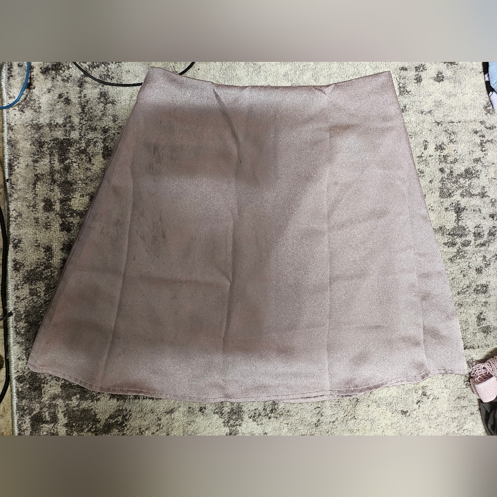 Short Purple Skirt